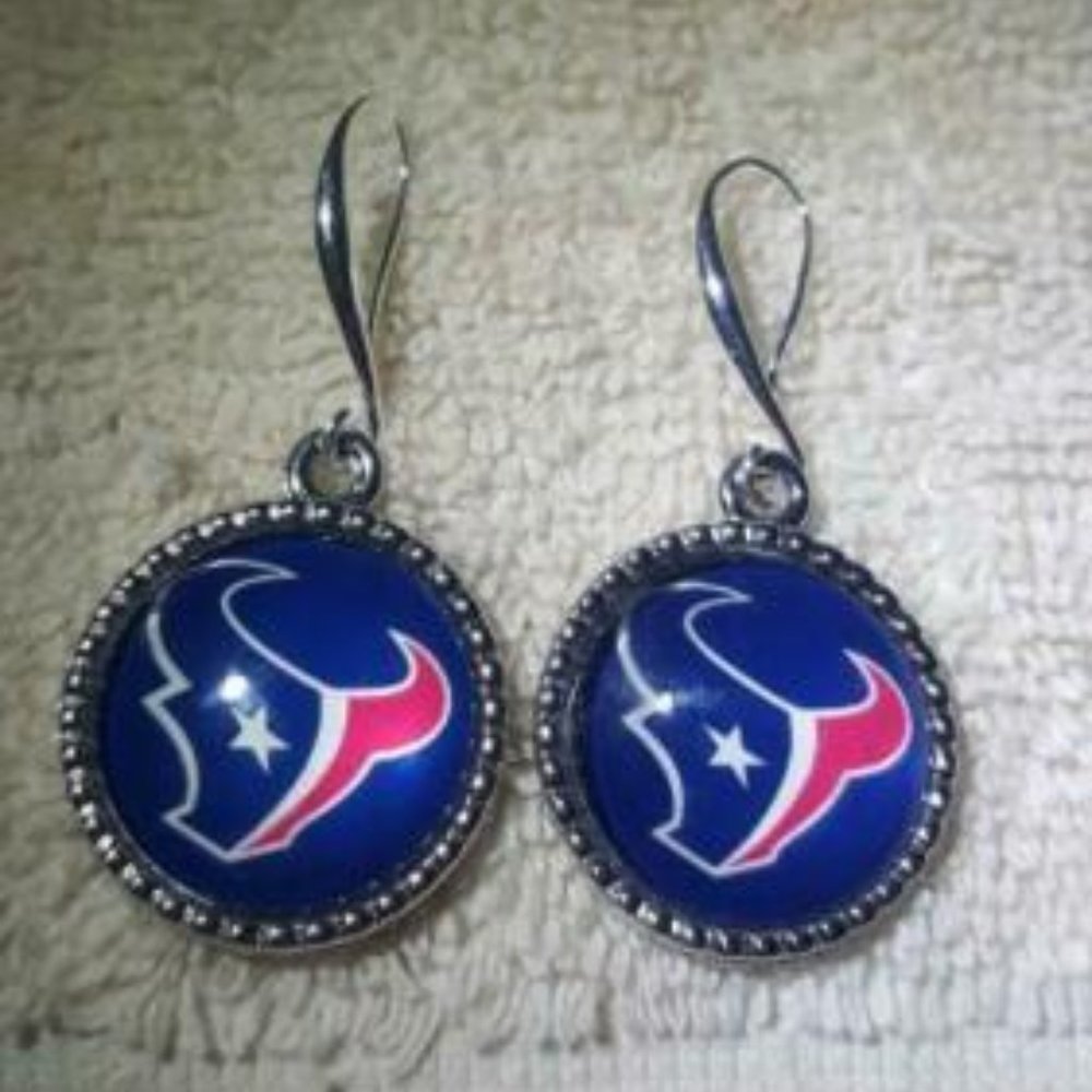 Houston Texans NFL Fashion Dangle Earrings NEW
